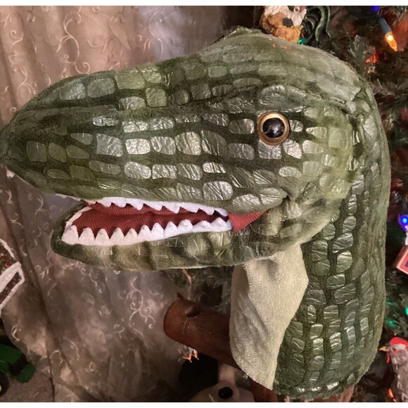 Dinosaur Hand Puppet Lot 2 Aurora Plus 1 Unbranded T Rex Pretend Play Toys - Picture 5 of 16